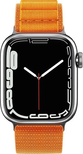 Rrip ore Alpine për Apple Watch, 38/40/41 mm, me tokëz çeliku, portokalli