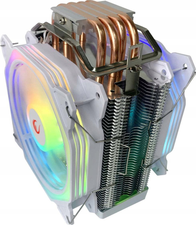 Ftohës CPU Rampage OCTAGON C60 ARGB, 2x 120mm, Intel AMD, i bardhë