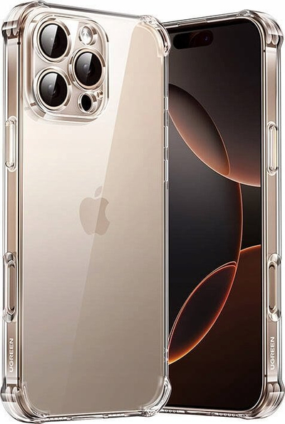 Këllëf telefoni Ugreen Bright Cushion për iPhone 16 Pro Max, TPU, i tejdukshëm