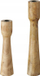 Set kandillash Boltze Home Caldeas, dru mango, set 2 copë, ngjyrë natyrale