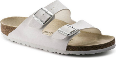 Sandale për meshkuj Birkenstock ARIZONA Birko-Flor 51731, nr. 45, të bardha