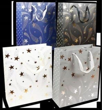 Qese dhurate Kalpol Gift Bag, 26x32x10cm, letër 210g, dizajn i përzier
