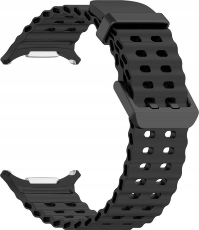 Rrip ore Tech-Protect Iconband për Samsung Galaxy Watch Ultra 47mm, TPU, sportiv, i zi
