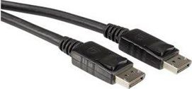 Kabllo DisplayPort VALUE, 7.5 m, me konektorë DisplayPort M-M, e zezë