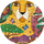 Pallto Djeco Puzz'Art Lion, 350 copka, shumëngjyrësh