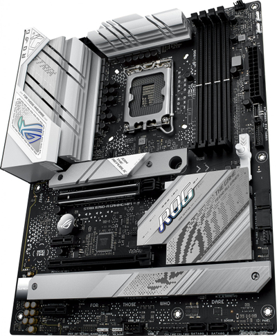 Pllakë amë Asus ROG STRIX B760-A GAMING WIFI, DDR5, WiFi 6E, e bardhë