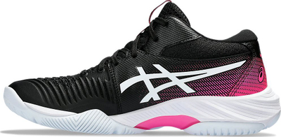 Atlete volejbolli Asics Netburner Ballistic FF MT 3 W, për goca, të zeza me rozë
