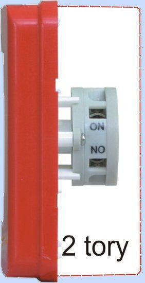Çelës alarmi Elektromet WGp-1s, 1NO 1NC, 12A, IP55