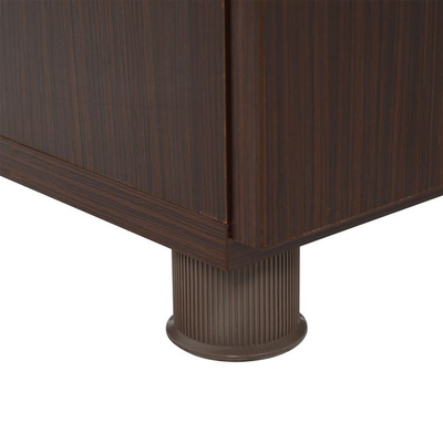 Dollap zyre Professional HM2058.02, 80x40x118 cm, me bravë, ngjyrë wenge