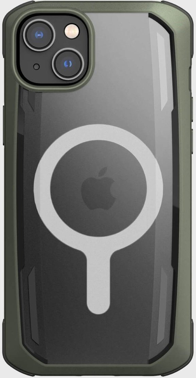 Maskë mbrojtëse Raptic Secure për iPhone 14 Plus, MagSafe, e fortë, e gjelbër