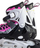Patina inline Enero Pro LED 4 në 1, nr 34-37, për kalamaj, rozë