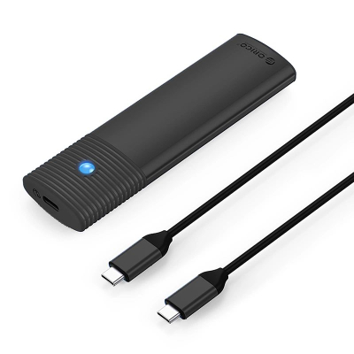 Kuti e jashtme SSD Orico PWM2, M.2 NGFF SATA, USB-C 5Gb/s, e zezë