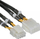 Kabull zgjatues InLine ATX/EPS 8-pin, 0.3m, i zi