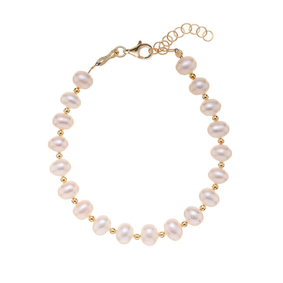 Byzylyk për gra Alisia Fascinating Pearl AL3047, perla, ngjyrë ari