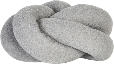 Jastëk dekorativ Beliani ANGELONIA, boucle, 45 x 45 cm, gri