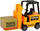 Lodër forklift me fërkim, plastike, portokalli