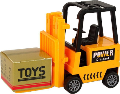 Lodër forklift me fërkim, plastike, portokalli