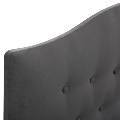 Shtrat dopio Malena HM638.10, kadife, 150x200 cm, gri