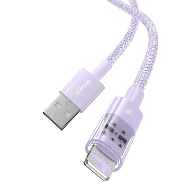 Kabllo karikimi Baseus Gem Lightning, 2.4A, 1m, vjollcë