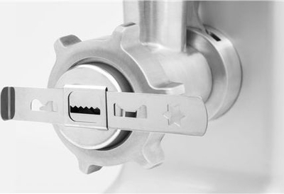 Mulli elektrik për mish Caso Design 2870, 2 shpejtësi, inox, argjend