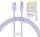 Kabllo USB Baseus CATS010005, USB A në Lightning, 1 m, vjollcë