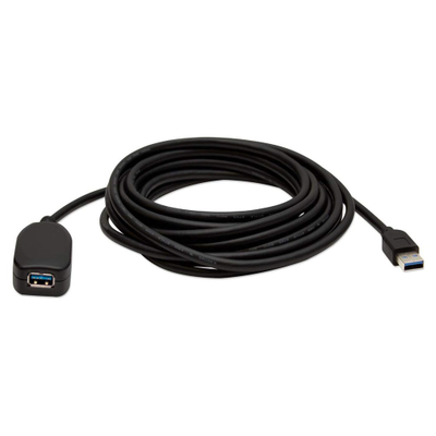 Kabllo zgjatuese Manhattan USB 3.0 Type-A, 5 m, 5 Gbps, e zezë