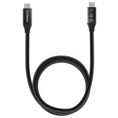 Kabllo USB4 EDIMAX, Thunderbolt 3 USB-C, 0.5m, 40 Gbps, i zi