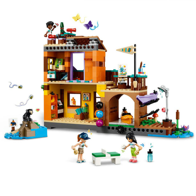 Set lodër LEGO Friends Water Sports at the Camping Camp 42626, 628 pjesë, mbi 7 vjeç, shumëngjyrësh