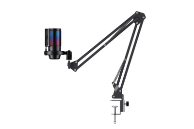 Mikrofon Havit Casual MjLbA54fSB, USB, RGB, i zi