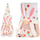 Figurë dekori Saska Gift and Decor Gnome Dwarf Bunny, 25 cm, pranverë Pashkë, shumëngjyrëshe