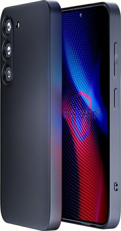 Mbrojtëse telefoni 3MK Matt Case Pro për Samsung Galaxy S23 5G, TPU, mat, e zezë