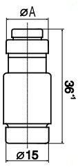 Siguresë lidhëse Eti-Polam, 63A, D02, 15.9mm