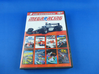 Loja PC MegaRacing, koleksion 8 lojëra garash, DVD, shumëngjyrëshe