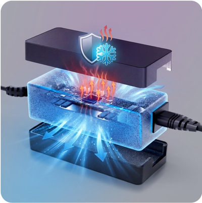 Karikues laptopi 3mk Hardy, 65W, USB C DC 7.4 x 5.0, i zi