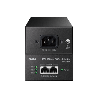 90W 10 Gbps PoE++ Injector, POE400X