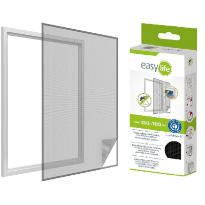 Rrjetë kundra insekteve Easy Life Basic, 150x180 cm, poliestër, antracit