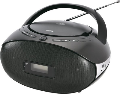 Radio CD player Denver TC-29, analog, me ekran LCD, ngjyrë e zezë
