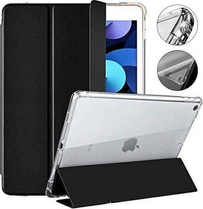 Mbulesë tablet Mercury Clear Back Cover për iPad Pro 11 2020, me kapak inteligjent, e zezë