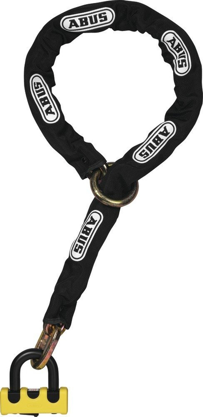 Kyç zinxhir moto Abus Granit Power XS, 120 cm, me lak, zi me të verdhë