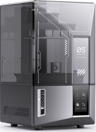 3D печатач Elegoo Mars 5 Ultra, SLA LCD 9K, 18µm, сив