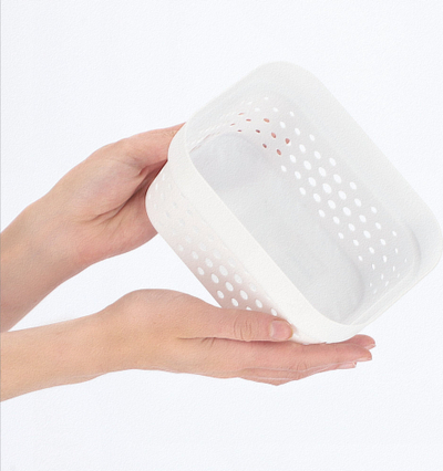Shportë organizuese Curver Infinity Recycled, 1.4L, plastike, e bardhë