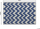 Tapet outdoor SIRSA, 120 x 180 cm, model zigzag, blu navy