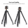 Tripod K&amp;F Concept M1+BH-36L, aliazh alumini e magnezi, profesional, i zi