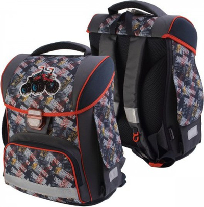 Çantë shkolle Sourcing SCHOOLBAG TGCO18-A02, anatomike, me refleks dhe shumëngjyrëshe