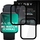Mbrojtëse ekrani Alogy Full Glue 3D Flexible Glass, 2 copë, për Xiaomi Mi Watch China Version, me kornizë të zezë