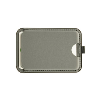 Dviced Leather MagSafe Foldable Cardholder And Stand, Grey