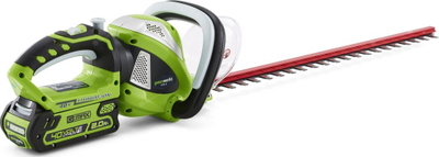 Gërshërë elektrike për krasitje Cordless Greenworks G40HT61, të gjelbra/kuqe