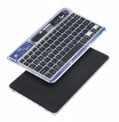 Tastierë Dux Ducis CK Series, wireless, RGB, transparente