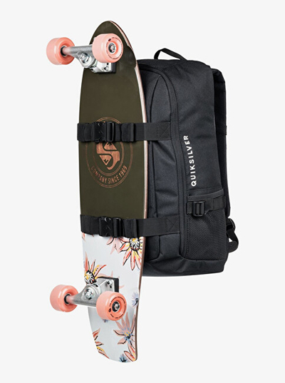 Çantë shpine Quiksilver Skate Pack II, e zezë