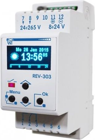 Timer astronomik Novatek-Electro REV-303, 1 kanal, 24-265V AC 8-24V DC